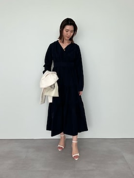 「urs」｜「アイテム（ワンピース/ドレス）」を使った、ur'sさん（レディース・169cm）の春コーディネート