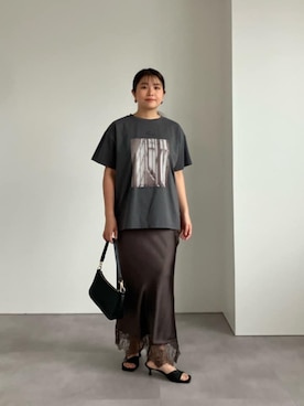 「UR'S（ユアーズ）のアイテム」を使った、ur'sさん（レディース・158cm）の春コーディネート