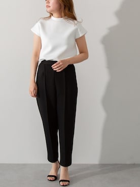 「UR'S（ユアーズ）のﾀﾞﾝﾎﾞｰﾙｺｸｰﾝﾊﾟﾝﾂ（その他パンツ）」を使った、ur'sさん（レディース・161cm）の夏コーディネート