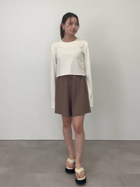 「UR'S（ユアーズ）のアイテム」を使った、ur'sさん（レディース・155cm）の春コーディネート
