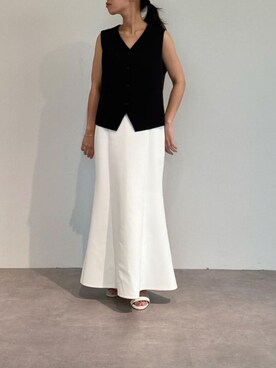 「UR'S（ユアーズ）のアイテム（ベスト）」を使った、ur'sさん（レディース・151cm）の秋コーディネート