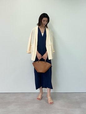 「urs」｜「アイテム（ジャケット/アウター）」を使った、ur'sさん（レディース・169cm）の春コーディネート