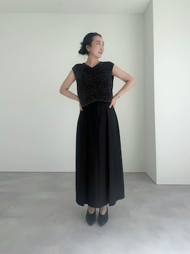 「UR'S（ユアーズ）のアイテム（スカート）」を使った、ur'sさん（レディース・169cm）の秋コーディネート