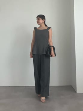 「UR'S（ユアーズ）のアイテム（パンツ）」を使った、ur'sさん（レディース・158cm）の春コーディネート