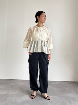 「UR'S（ユアーズ）のアイテム」を使った、ur'sさん（レディース・154cm）の春コーディネート