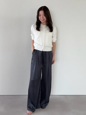 「UR'S（ユアーズ）のアイテム（パンツ）」を使った、ur'sさん（レディース・155cm）の春コーディネート