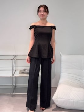 「UR'S（ユアーズ）のアイテム（パンツ）」を使った、ur'sさん（レディース・155cm）の春コーディネート