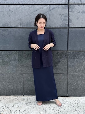 「urs」｜「アイテム（ジャケット/アウター）」を使った、ur'sさん（レディース・153cm）の春コーディネート