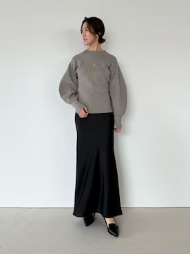 「UR'S（ユアーズ）のアイテム（スカート）」を使った、ur'sさん（レディース・169cm）の秋コーディネート