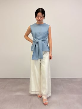 「UR'S（ユアーズ）のアイテム（パンツ）」を使った、ur'sさん（レディース・155cm）の春コーディネート