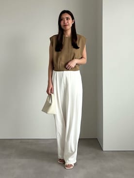 「UR'S（ユアーズ）のアイテム（パンツ）」を使った、ur'sさん（レディース・168cm）の春コーディネート