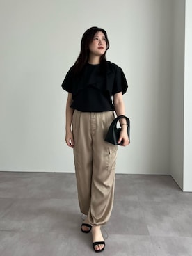 「UR'S（ユアーズ）のアイテム」を使った、ur'sさん（レディース・155cm）の春コーディネート