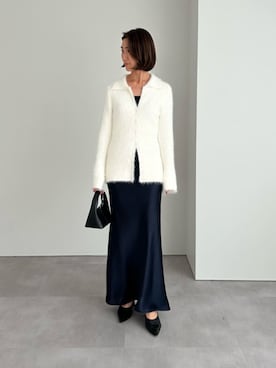 「UR'S（ユアーズ）のアイテム（スカート）」を使った、ur'sさん（レディース・169cm）の秋コーディネート