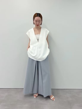 「urs」｜「アイテム（パンツ）」を使った、ur'sさん（レディース・162cm）の春コーディネート
