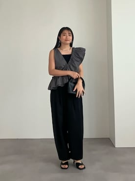 「UR'S（ユアーズ）のアイテム（パンツ）」を使った、ur'sさん（レディース・158cm）の春コーディネート