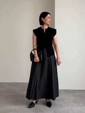 「UR'S（ユアーズ）のアイテム（スカート）」を使った、ur'sさん（レディース・154cm）の夏コーディネート