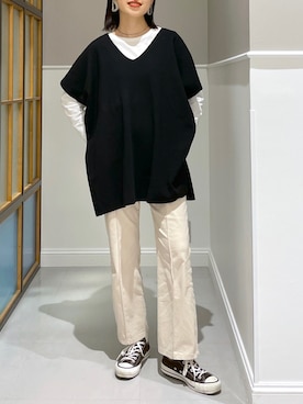 みくみょんさん（レディース・159cm）の冬コーディネート