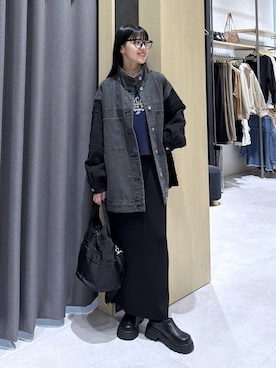 みくみょんさん（レディース・159cm）の冬コーディネート