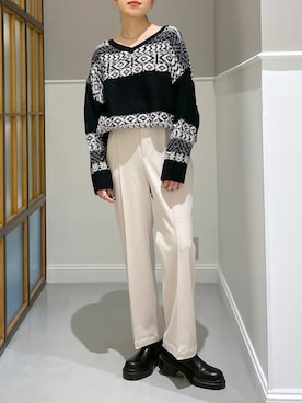 みくみょんさん（レディース・159cm）の冬コーディネート