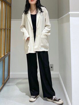 「ハタラクパンツ」｜みくみょんさん（レディース・159cm）の秋コーディネート