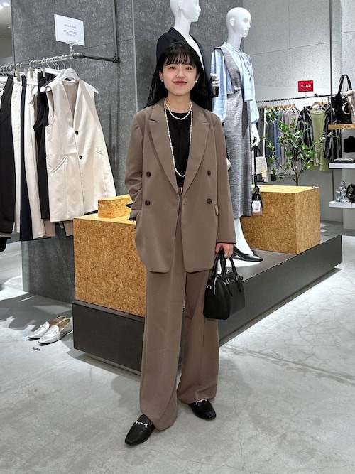 セール】【入卒式／セレモニー】Wクロスストレッチワイドパンツ