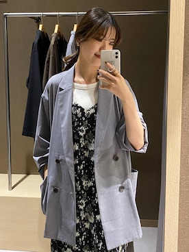 「LEPSIM（レプシィム）のアソートキャミワンピース　135246（ワンピース）」を使った、みくみょんさん（レディース・159cm）の夏コーディネート