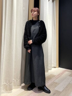 みくみょんさん（レディース・159cm）の冬コーディネート