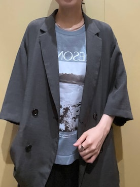 「LEPSIM」｜「アイテム（ジャケット/アウター）」を使った、みくみょんさん（レディース・159cm）の夏コーディネート