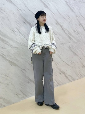 「アイテム（ママ＆ベビー）」を使った、みくみょんさん（レディース・159cm）の冬コーディネート