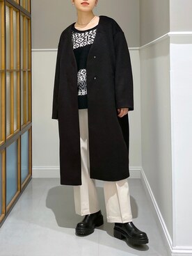 みくみょんさん（レディース・159cm）の冬コーディネート