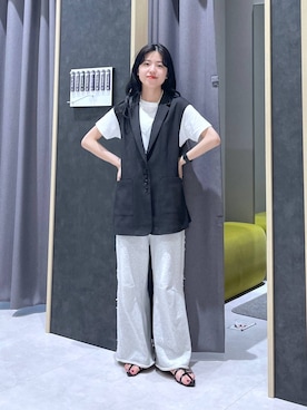 「20代_LEPSIM」｜「アイテム（アクセサリー）」を使った、みくみょんさん（レディース・159cm）の春コーディネート