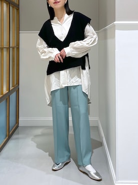 「ハタラクパンツ」｜みくみょんさん（レディース・159cm）の春コーディネート