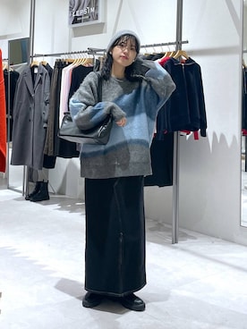 みくみょんさん（レディース・159cm）の冬コーディネート