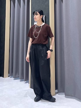「骨格ナチュラル_LEPSIM」｜みくみょんさん（レディース・159cm）の夏コーディネート