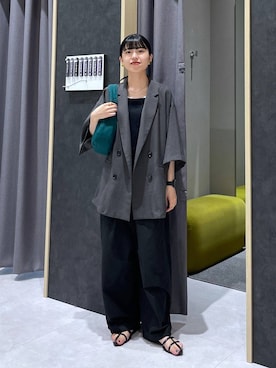 「LEPSIM」｜「アイテム（ジャケット/アウター）」を使った、みくみょんさん（レディース・159cm）の夏コーディネート