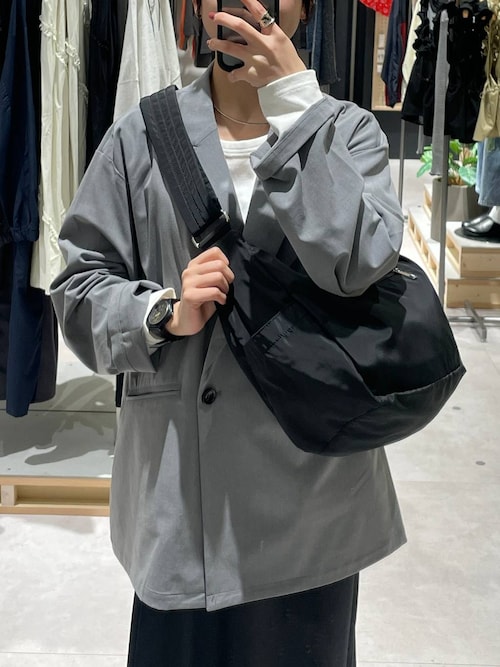 セール】リブクロップド長袖プルオーバー 242673（Tシャツ
