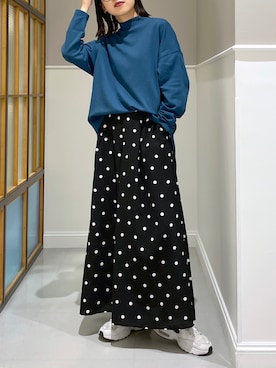 みくみょんさん（レディース・159cm）の冬コーディネート