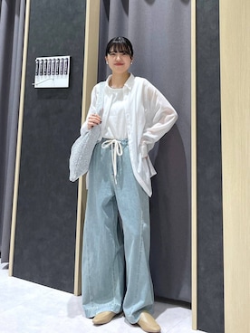 「20代_LEPSIM」｜「アイテム（ローファー）」を使った、みくみょんさん（レディース・159cm）の春コーディネート