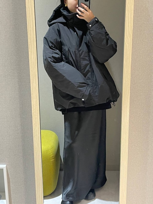 ストレッチサテンスカート4 97324