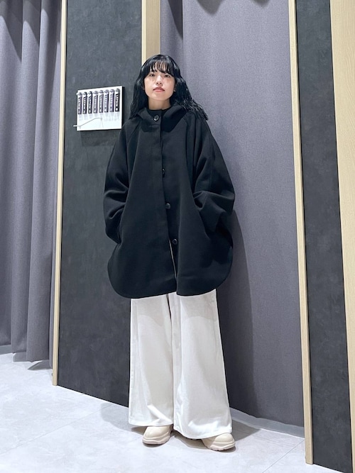 レプシム ウーリーテックフードポンチョコート LEPSIM｜ウーリーテックフードポンチョコート | Rakuten Fashion