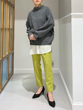 「ハタラクパンツ」｜みくみょんさん（レディース・159cm）の冬コーディネート