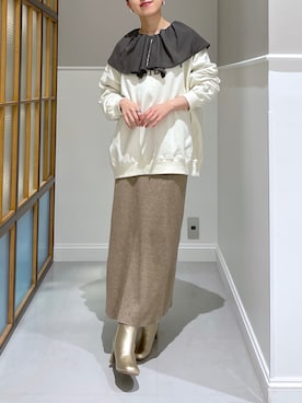 みくみょんさん（レディース・159cm）の冬コーディネート