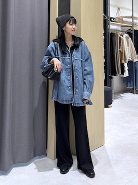 みくみょんさん（レディース・159cm）の冬コーディネート