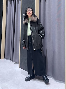 みくみょんさん(レディース・159cm)の冬コーディネート