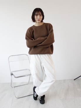 「ABYS（アビス）のアイテム」を使った、Sefumiさん（レディース・170cm）の春コーディネート