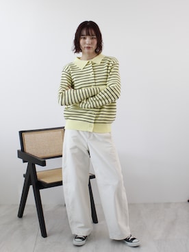 「ABYS（アビス）のアイテム」を使った、Sefumiさん（レディース・170cm）の春コーディネート