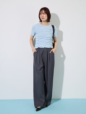 「ABYS（アビス）のアイテム」を使った、Sefumiさん（レディース・170cm）の秋コーディネート