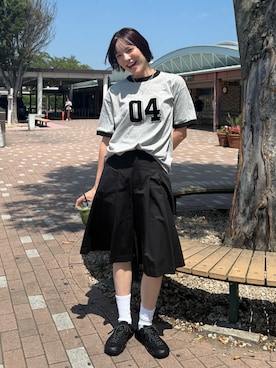 「KEEN（キーン）のアイテム」を使った、Sefumiさん（レディース・170cm）の夏コーディネート