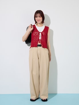 「ABYS（アビス）のアイテム」を使った、Sefumiさん（レディース・170cm）の秋コーディネート