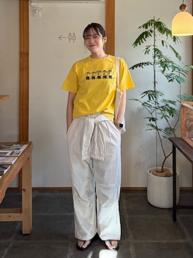「duei（デュイ）のミニビーズネックレス（ネックレス、その他）」を使った、Sefumiさん（レディース・170cm）の秋コーディネート